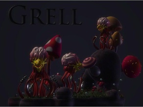 grell - Spielzeug Spiele dnd mini Miniatur dungeon dungeons dragons fantasy pathfinder 3d print model - Mito3D