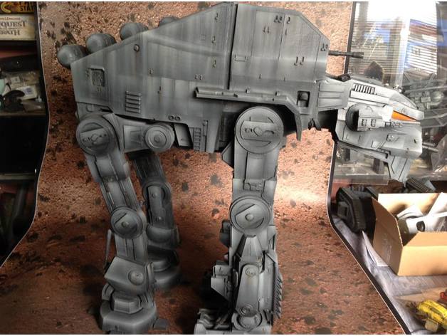 star wars at-m6 walker vehicles atm6 last jedi mega calibre six 3D print model - Mito3D