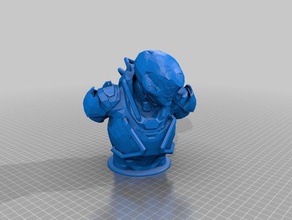 hino ranger busto pessoas 3d print model - Mito3D