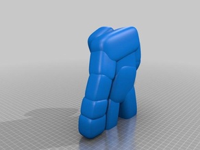 marshmello golem 3d impresión 3d print model - Mito3D