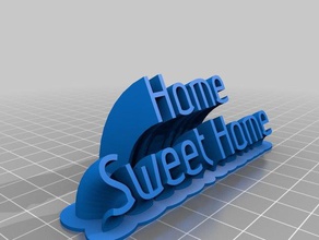 home sweet office angepasst 3d print model - Mito3D