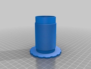 la gamba del tavolo thread ufficio 3d print model - Mito3D