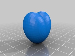 easy print heart 3d print model - Mito3D