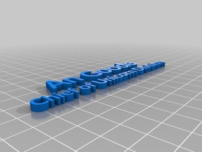 customized nameplate signs & logos 3d print model - Mito3D
