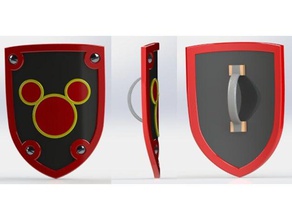 kingdom hearts dream shield accessoires 3d print model - Mito3D