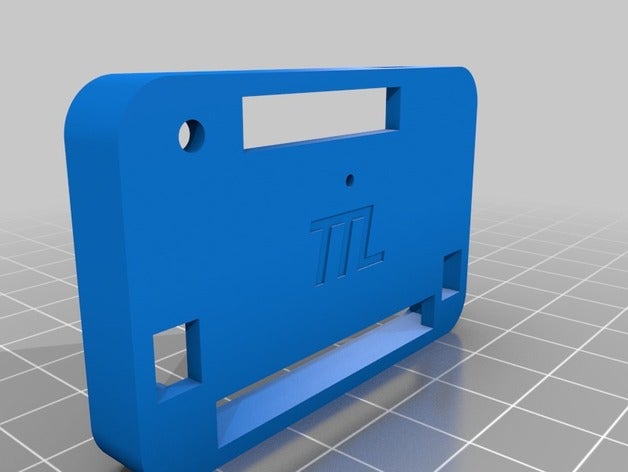 ttl module de contrôle du logement l'électronique la base le couvercle eskate led lumière les lumières longboard longboards plaque 3D print model - Mito3D