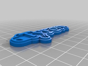 tyron keychains customized 3d print model - Mito3D