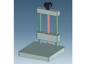 vertikale drill-total personalisiert diy dremel dremel-Halter bohren Bohrmaschine-Presse mill - Fräsen Fräs-Maschine vertical stand 3d print model - Mito3D