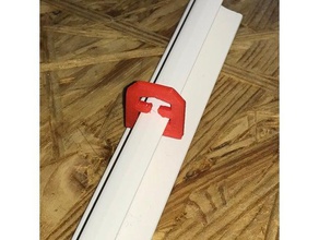 rideaux t-rail de planeurs gardinen gleiter t-schiene ménage t-gleiter 3d print model - Mito3D
