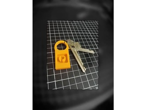 auspost als Schlüsselanhänger - Zubehör 3dprintable 3d-slash Australien berühmte Mode Schlüsselringe lipobox E-mail 3d print model - Mito3D