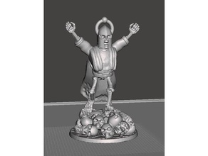 28mm esqueleto guerreiro, feiticeiro assistente jogos 3d print model - Mito3D