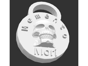 memento mori porte-clés 3d print model - Mito3D