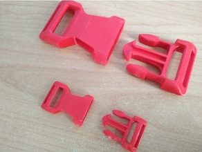 side release buckle optimized replacement parts clip nsfw webbing 3d print model - Mito3D