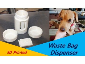 waste bag dispenser andere diy Hund park poop Welpen gehen 3d print model - Mito3D