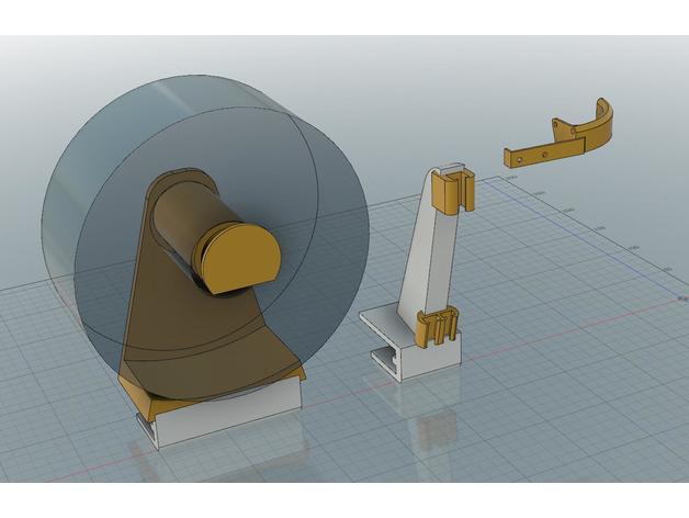 chiron toplam mod makara tutucu filament rehberi 3d yazıcı aksesuarlar anycubic filaman biriktirme 3D print model - Mito3D