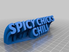 spicy chicks chili office customized 3d print model - Mito3D