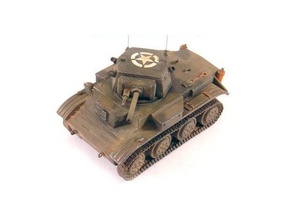 28mm british tank mk vii, tetrarca ww2 giochi bolt action luce little john mappa 3d print model - Mito3D