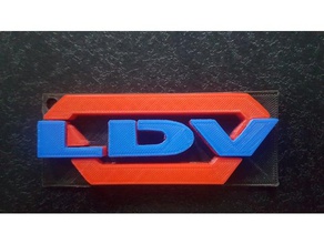 ldv logotipo gadgets 3d print model - Mito3D