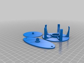 tape spool-roll 3d Drucker - Zubehör spool-Halter spool-mount Klebeband-Abroller Band Halter 3d print model - Mito3D