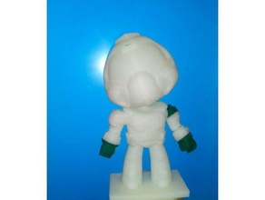doomguy bobble-head oyuncaklar oyunlar kocakafalı figuren 3d print model - Mito3D