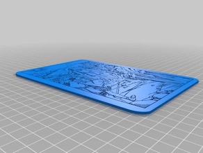 baldr norse god 2d art imprint mythology viking 3d print model - Mito3D