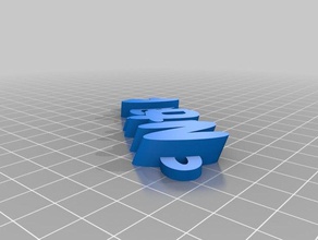 nathalie organización personalizado 3d print model - Mito3D