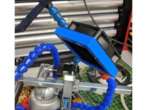 soldering fume extractor helfende Hände - Elektronik helping-hands Dritte hand 3d print model - Mito3D