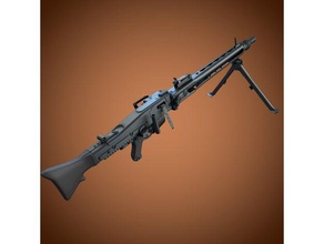 Waffen 7 Modelle 3dmodel gun makerbotdigitizer mg3 3d print model - Mito3D