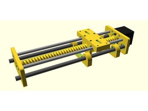 linear-motor in der Robotik 3d-Drucker Linearlager linear motion 3d print model - Mito3D