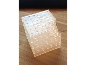 gebrochenen Waben-cube Skulpturen form2 formlabs sla 3d print model - Mito3D