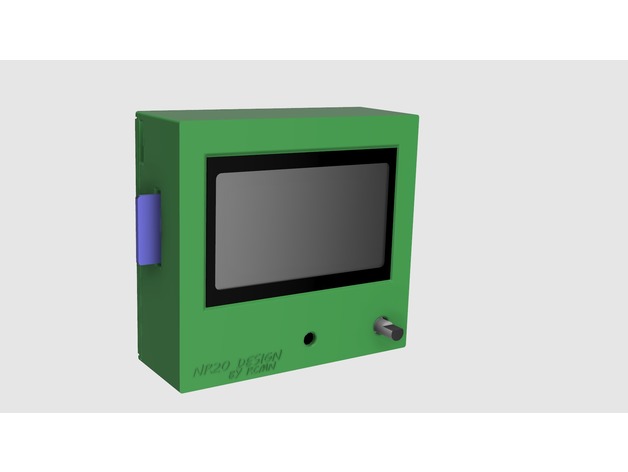 volle Grafik-box 3d Drucker Teile comtroller montieren display-Halterung grafik Grafik-mount voll graphick full-mount reprap reprap-mount Wand 3D print model - Mito3D