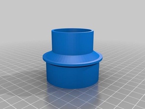 side port vacuum adapter parts customized 3d print model - Mito3D