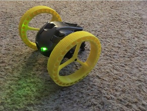 parrot mini drone atlama tekerlekler rc araç papağan 3d print model - Mito3D
