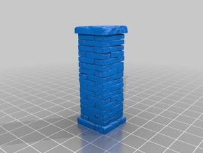 stone wall games 3d print model - Mito3D