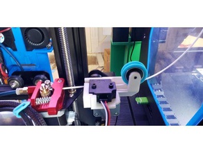 ender 3 ezout filament roller guide 2 1 3d printer accessories 3d print model - Mito3D