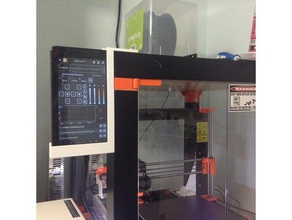 ikea lack tablet mounting bracket 3d printer accessories enclosure octoprint 3d print model - Mito3D