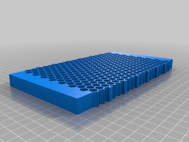 hexagonal lattice engineering honeycomb structure 3D print model - Mito3D