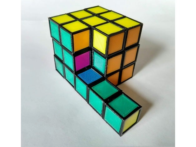 norbuks cube puzzles rubik rubiks 3D print model - Mito3D