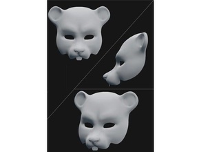 fare maskesi 3d baskı 3dmodel mscara rato yapmak borrachudo 3d print model - Mito3D