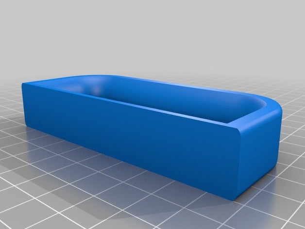 handle door glassplexi 3d printing 3D print model - Mito3D