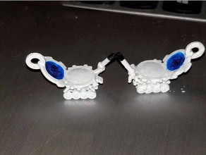 lunokhod-1 earring earrings 3d print model - Mito3D