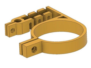 cnc sharpie clamp parts 3d print model - Mito3D