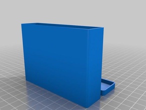 keyforge sleeved deck box tool holders boxes customized deckbox holder 3d print model - Mito3D