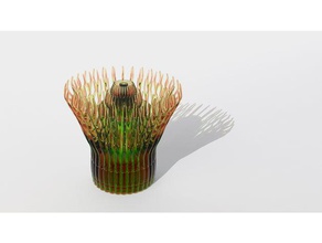 flower power sculptures abstract art complex decor decoration math ornament 3d print model - Mito3D