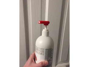 el cabezal de la bomba los hogares suministros botella tapón roto reemplazo pieza repuesto 3d print model - Mito3D