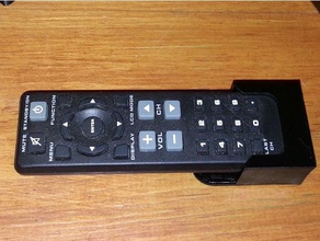 venturer tv remote holder organization stand control wall mount 3d print model - Mito3D