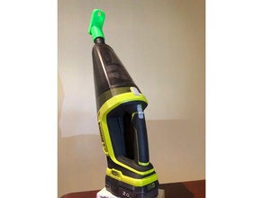 drill dust catcher ryobi hand vacuum 3d printing attachment masonary tool workshop 3d print model - Mito3D