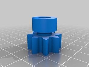 meine angepassten Ritzel generator v2 openscad Teile 3d print model - Mito3D