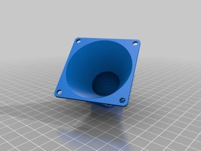 mon personnalisés paramétrable à toute taille de ventilateur adaptateur collecteur d'angle tube 3d l'impression 3d print model - Mito3D
