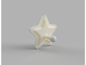star gancio appendiabiti famiglia forniture 3d print model - Mito3D